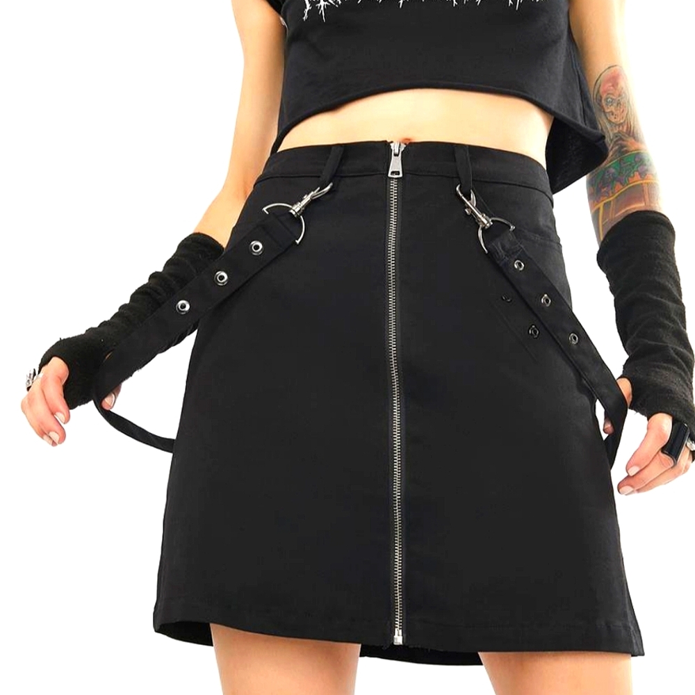 Dangerfield Rush Mini Skirt in Black Size AU 10 US 6